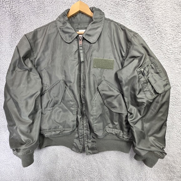 Other - Vintage‎ CWU-45/P Winter Weight Flight Jacket Isratex Inc Green Size Large